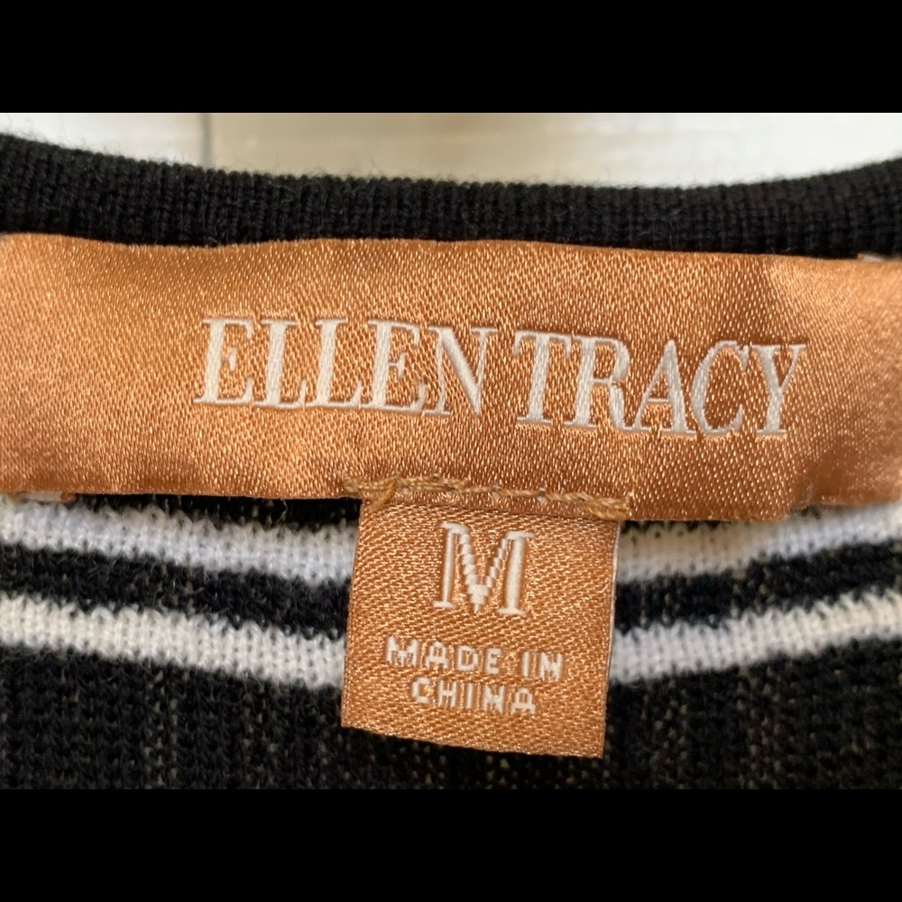 Ellen Tracy Ruffled Cardigan - Picture 2 of 8